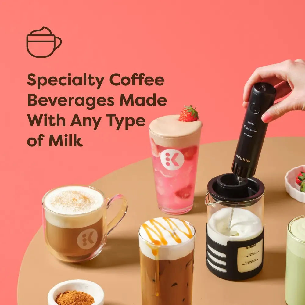 Free Shipping Mini Electric Milk Frother Wand, Powerful Coffee Frother, Homemade Lattes Cappuccinos, Fresh New Color Options