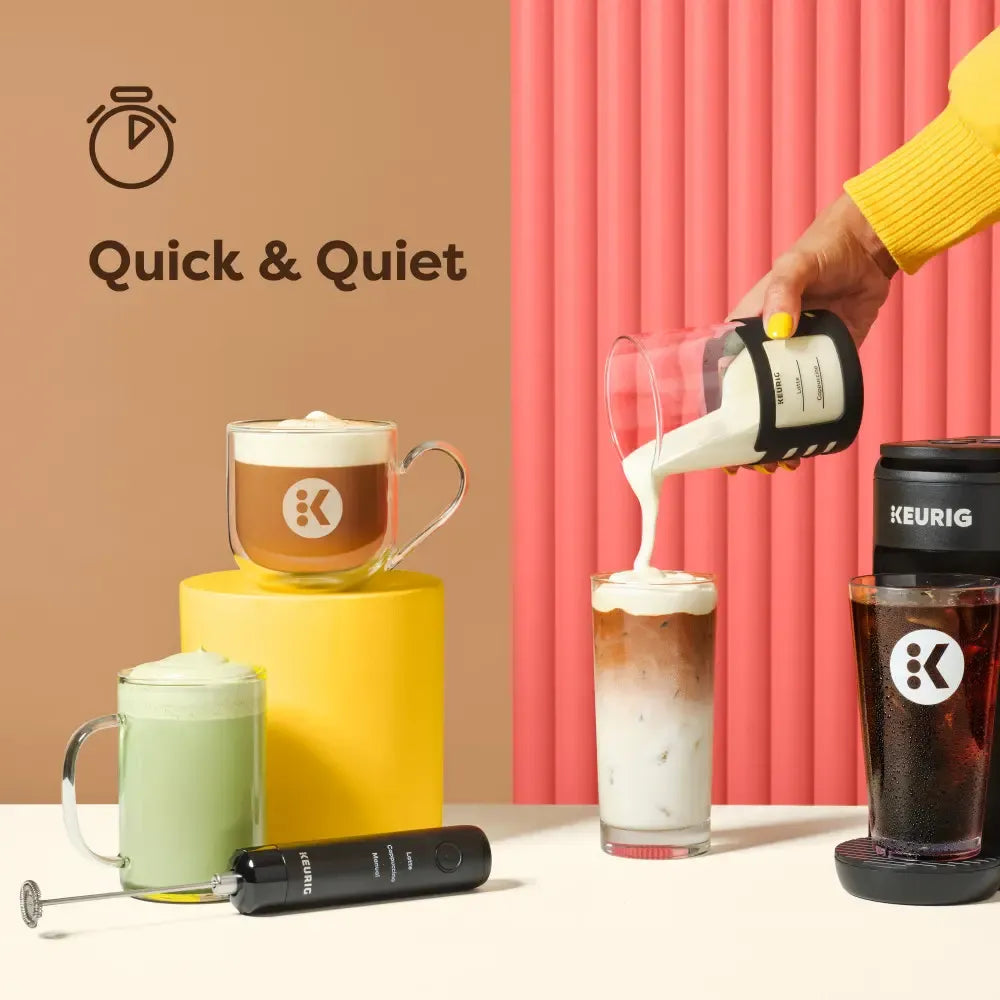 Free Shipping Mini Electric Milk Frother Wand, Powerful Coffee Frother, Homemade Lattes Cappuccinos, Fresh New Color Options